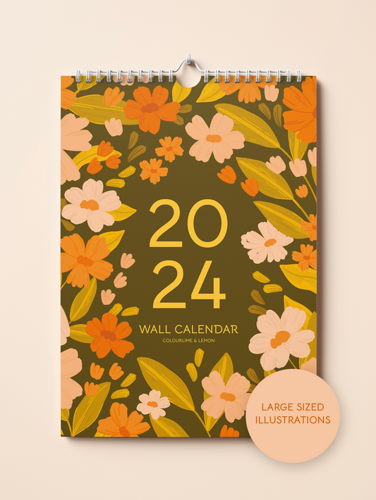 2024 Calendar (larger illustrations)